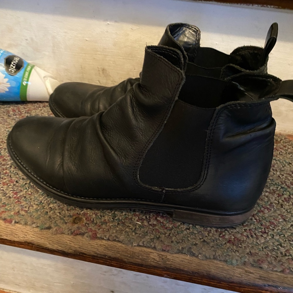 Black Steve Madden Ankle Boots